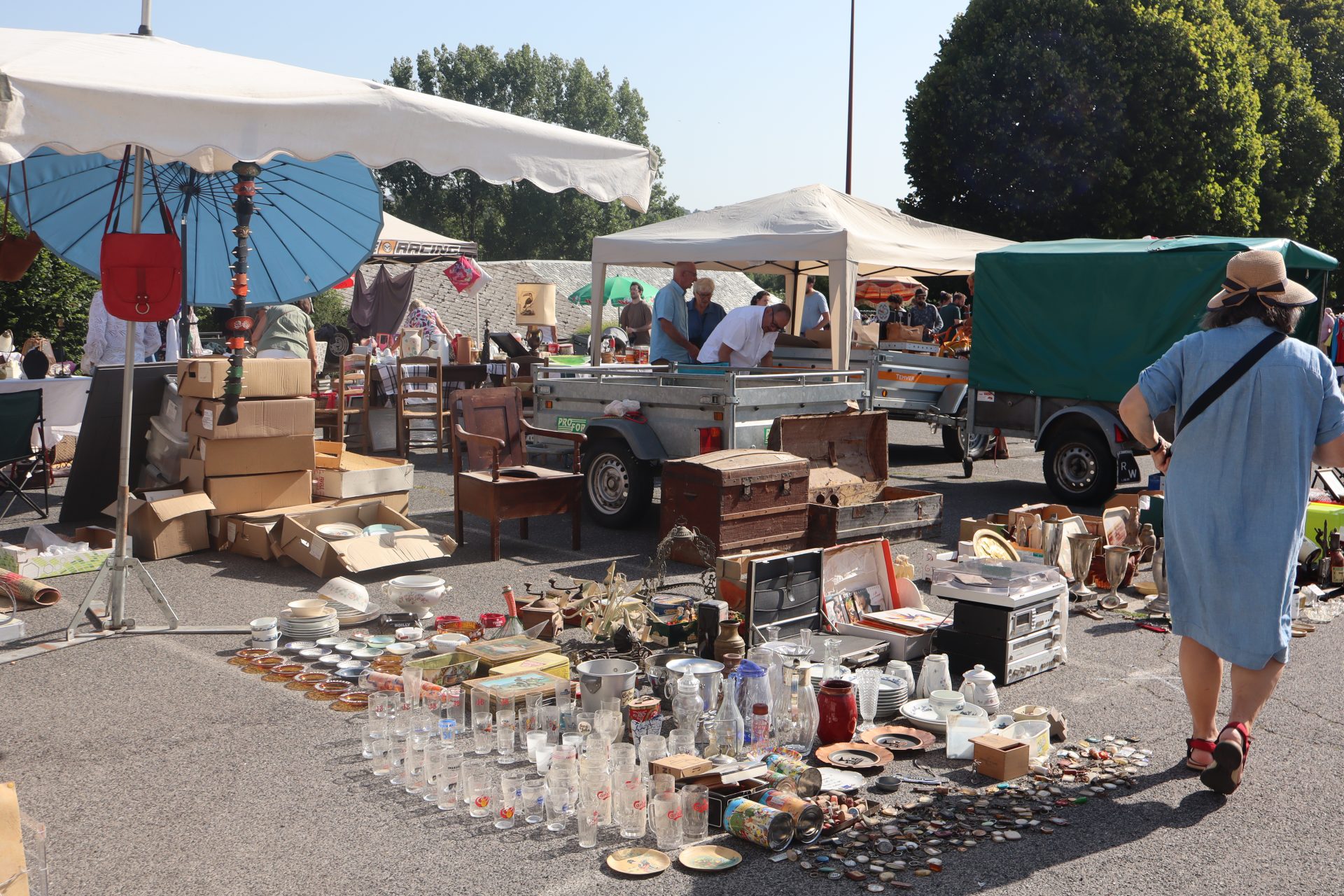Lire la suite à propos de l’article Une brocante record à Sainte Geneviève sur Argence malgré la chaleur